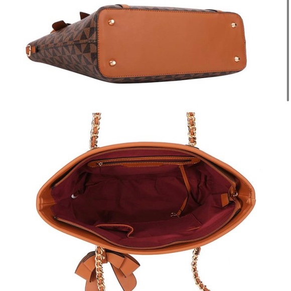 Monogram Bow bag with wallet - Picture 2 of 2